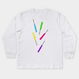 seam rippers Kids Long Sleeve T-Shirt